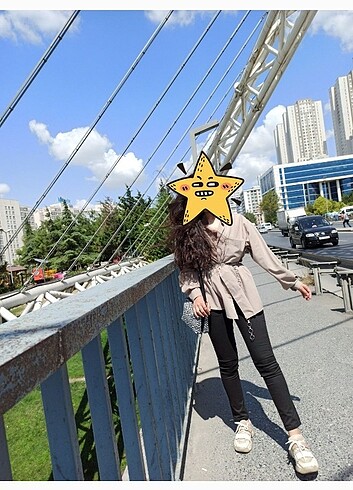 Yüksek bel Skinny jeans 
