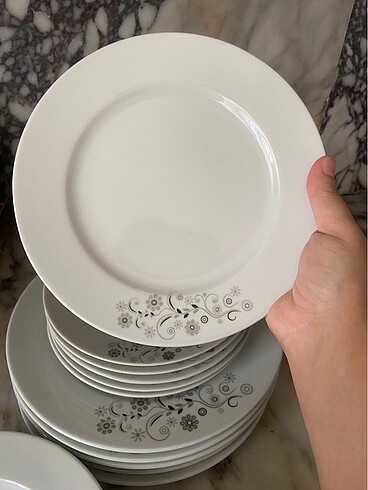 Beden beyaz Renk Yemek takımı servis tabağı pasta tabağı yemek tabağı