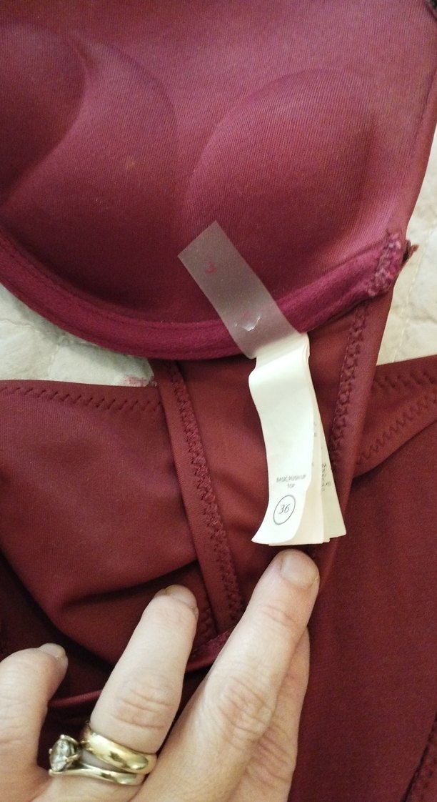 Bordo İpli Bohem Bikini Takımı - Görsel 3