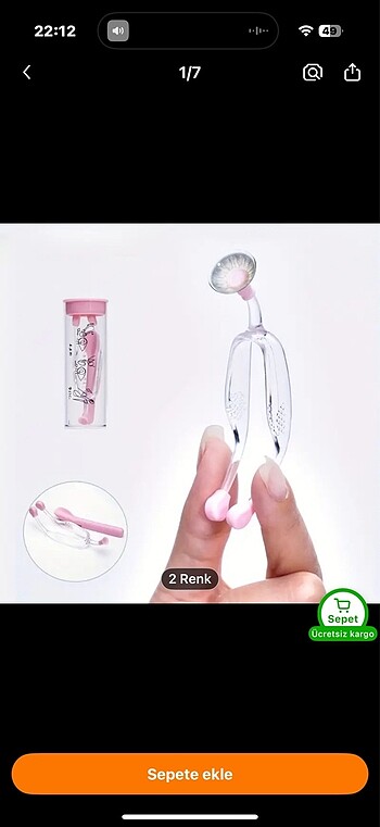 Kolay lens uygulama aparatı