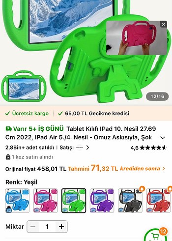 İpad 10.nesil Air 4.5. Nesil kılıf