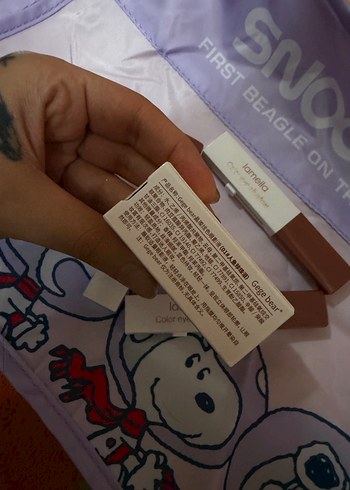 Gegebear simli eyeliner simli lip gloss - Görsel 5