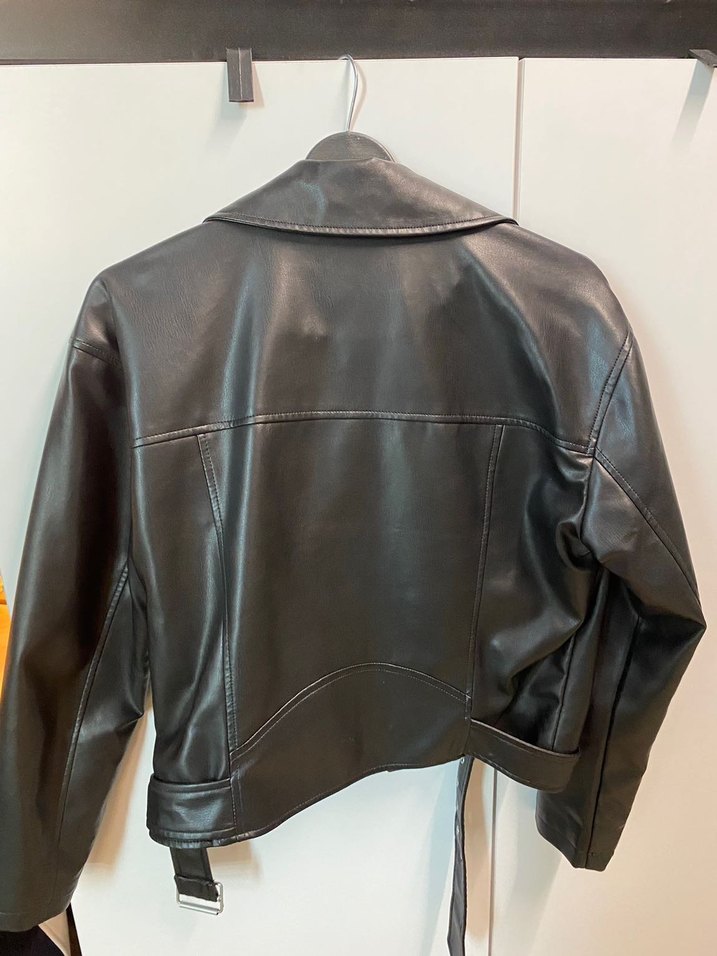 Kadın Siyah Deri Ceket LCW - Görsel 2