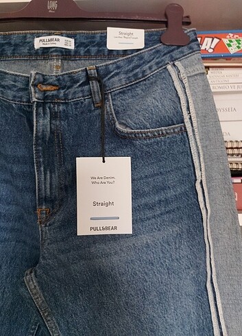 44 Beden iki renkli jean/kot pantolon