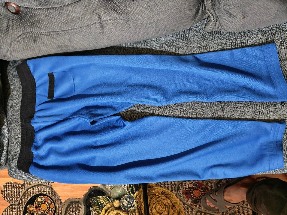 Mavi Fermuarlı Erkek Eşofman Altı - Görsel 2