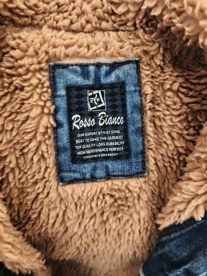 Kahverengi Kürklü Kadın Kot Ceketi - Görsel 3