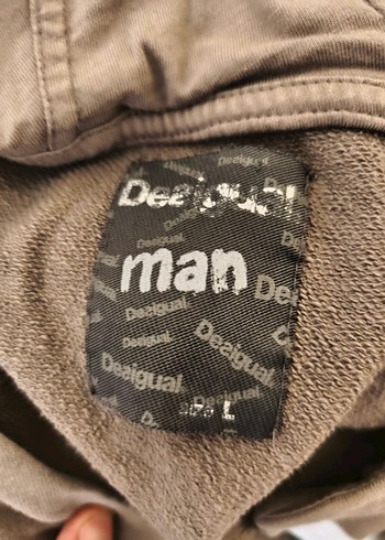 Gri Kapüşonlu Erkek Ceket - Görsel 3