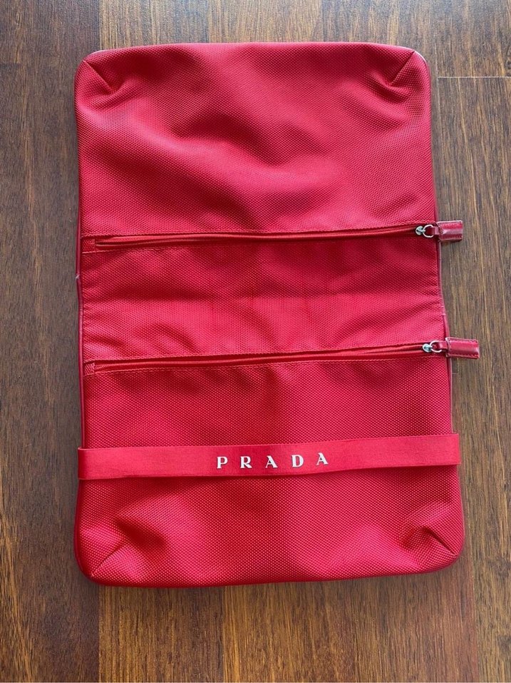 Prada Sport Luna Rossa Kırmızı El Çantası / Portföy — görsel 3/6