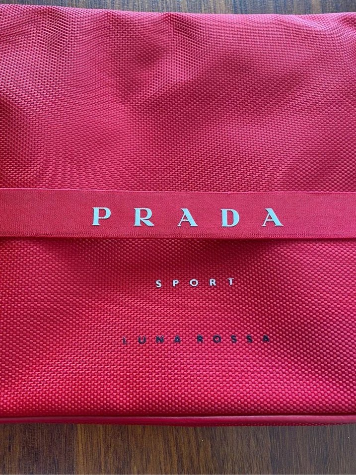 Prada Sport Luna Rossa Kırmızı El Çantası / Portföy — görsel 2/6