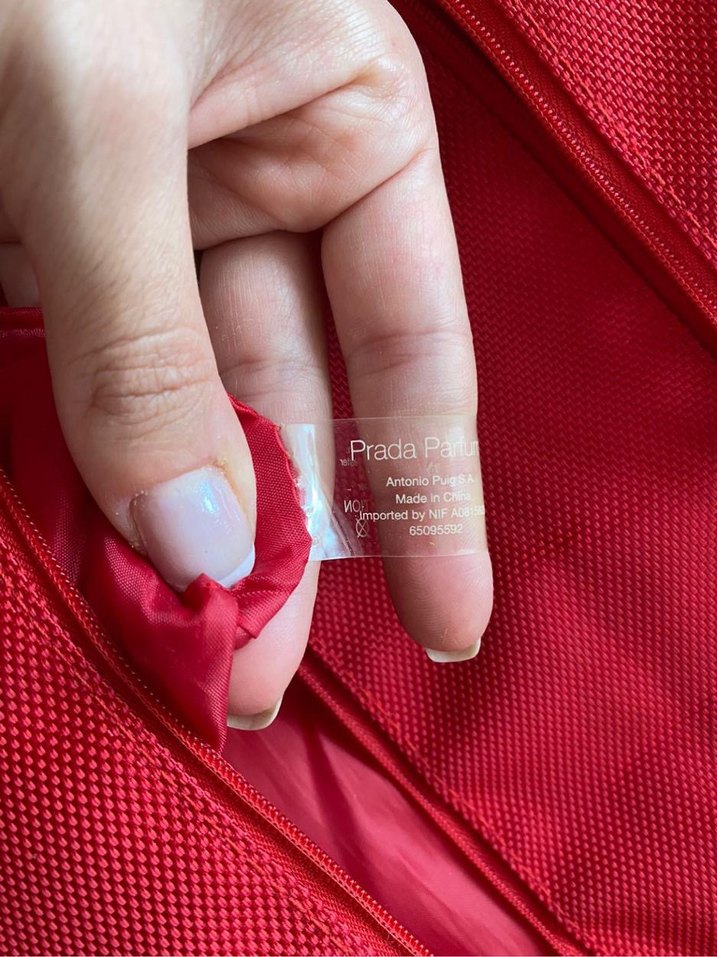Prada Sport Luna Rossa Kırmızı El Çantası / Portföy — görsel 5/6