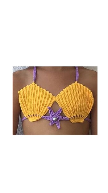 örgü bikini üstü