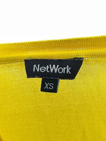 xs Beden sarı Renk Network Bluz %70 İndirimli.