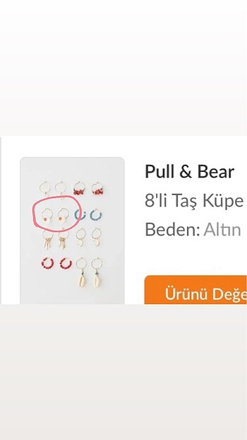 Pull and Bear Kadın küpe