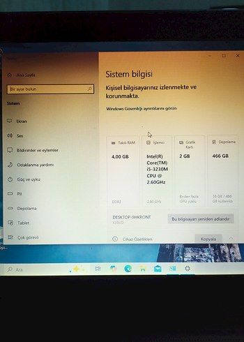Siyah Laptop Asus Marka Bilgisayar - Görsel 5