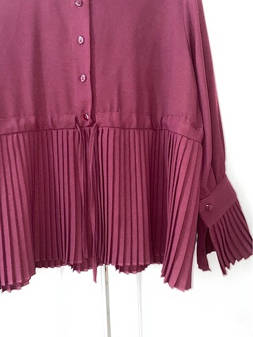 Bordo etekli takım - Görsel 10