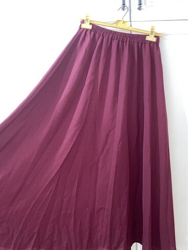 Bordo etekli takım - Görsel 13