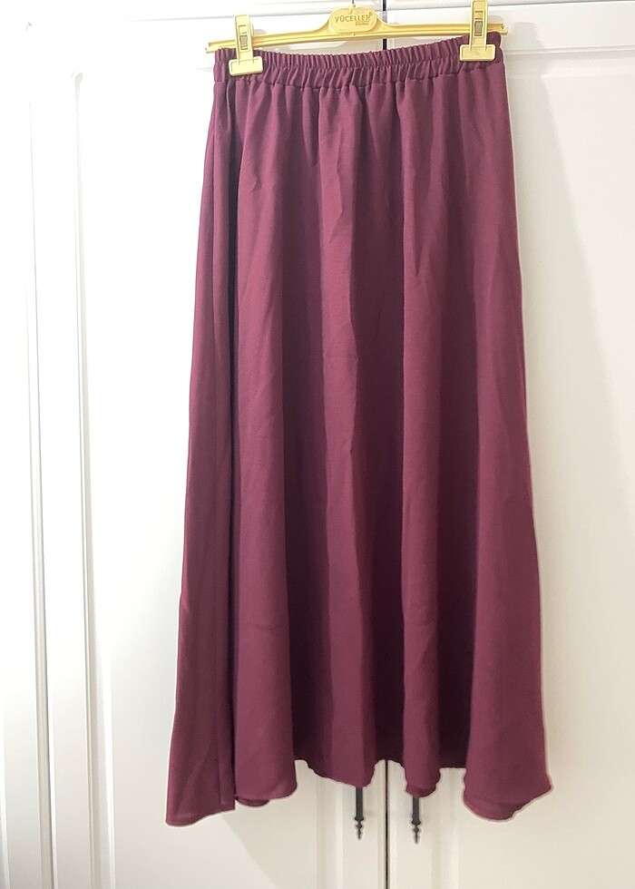 Bordo etekli takım - Görsel 4