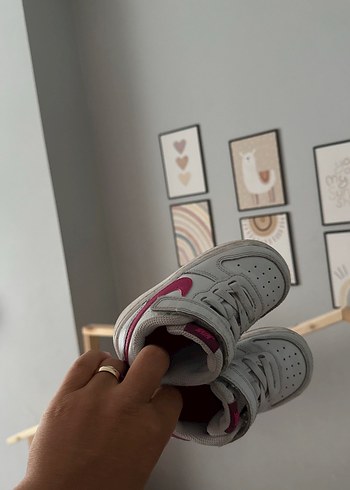 22 Beden Kız Çocuk Gri Spor Ayakkabı