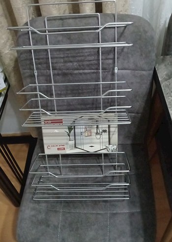 Diğer Gri Çok Katlı Dolap Düzenleyici Raf