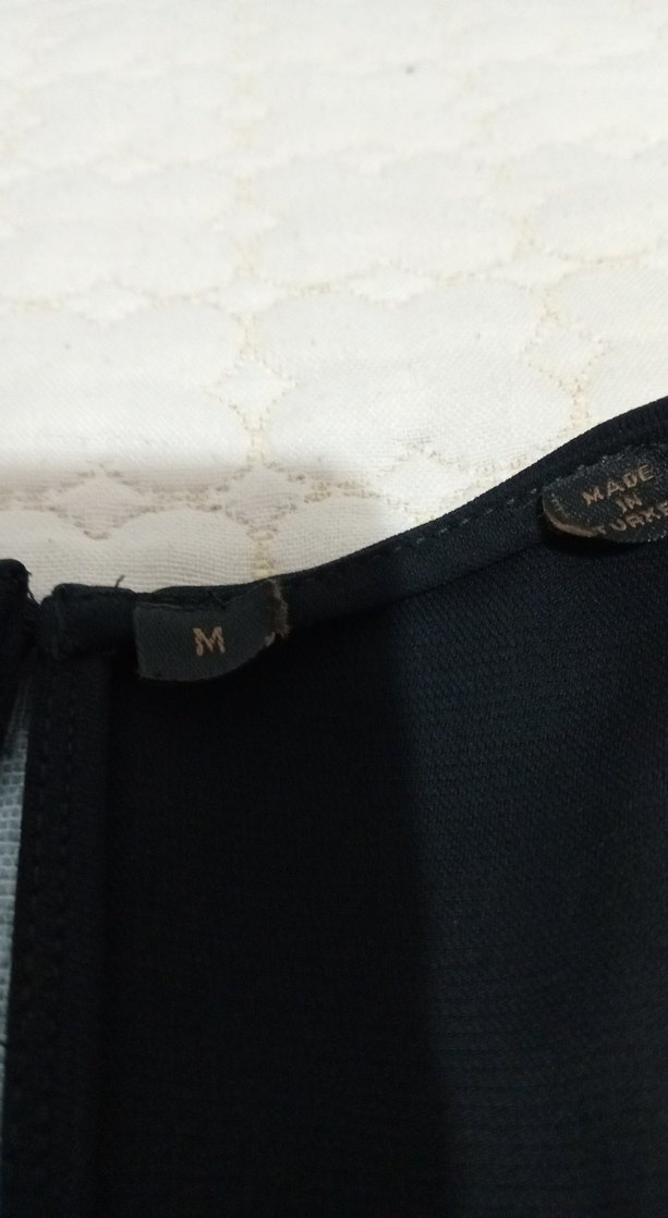 Mavi Volanl Midi Elbise - Görsel 4