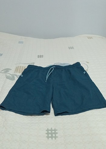 Mavi Rahat Kesim Erkek Şort - Görsel 3