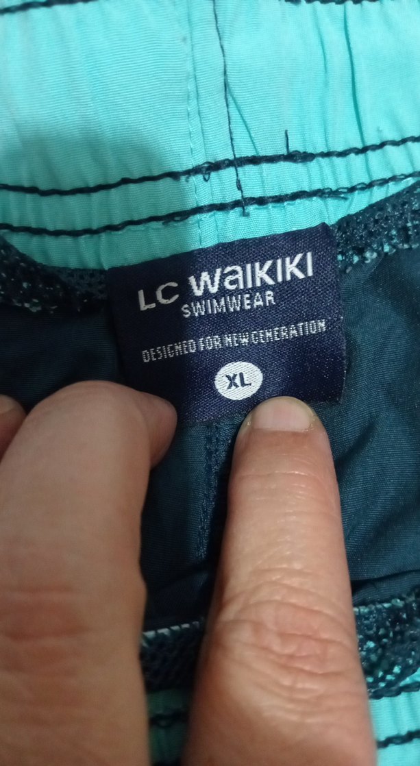 Mavi Rahat Kesim Erkek Şort - Görsel 4