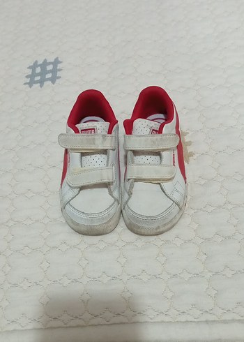 Kız Çocuk Beyaz Cırt Cırtlı Spor Ayakkabı - Görsel 3