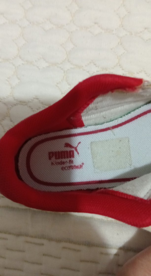 Kız Çocuk Beyaz Cırt Cırtlı Spor Ayakkabı - Görsel 5