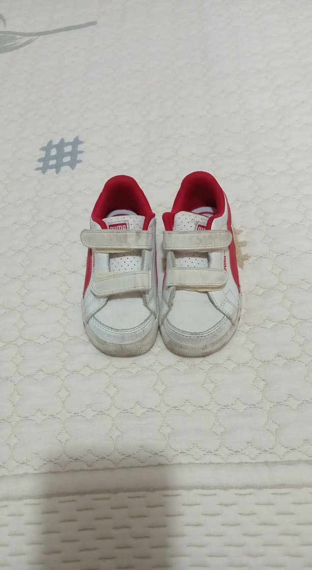 Kız Çocuk Beyaz Cırt Cırtlı Spor Ayakkabı - Görsel 2