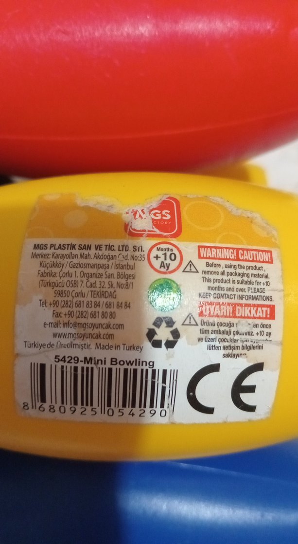 Renkli Mini Bowling Oyuncak Seti - Görsel 5