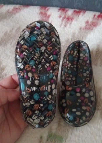 Kız cocugu icin renkli lastik ayakkabi 21 numara - Görsel 8