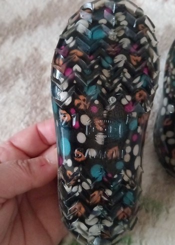 Kız cocugu icin renkli lastik ayakkabi 21 numara - Görsel 7