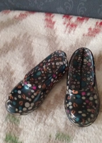 Kız cocugu icin renkli lastik ayakkabi 21 numara - Görsel 6