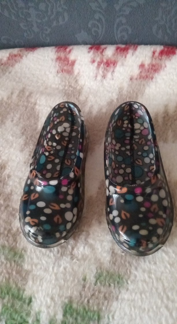 Kız cocugu icin renkli lastik ayakkabi 21 numara - Görsel 3