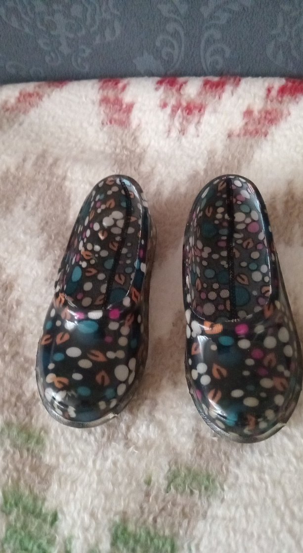 Kız cocugu icin renkli lastik ayakkabi 21 numara - Görsel 2