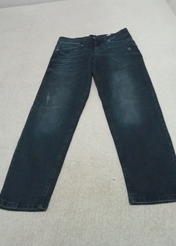 Defacto Koyu Mavi Rahat Kesim Denim Jean