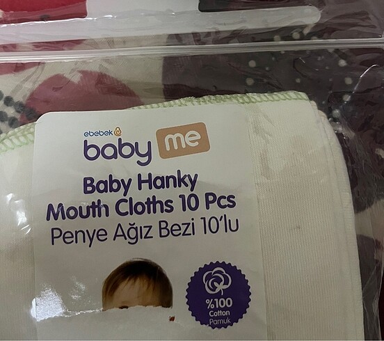 Baby me 10lu ağız mendili - Görsel 2