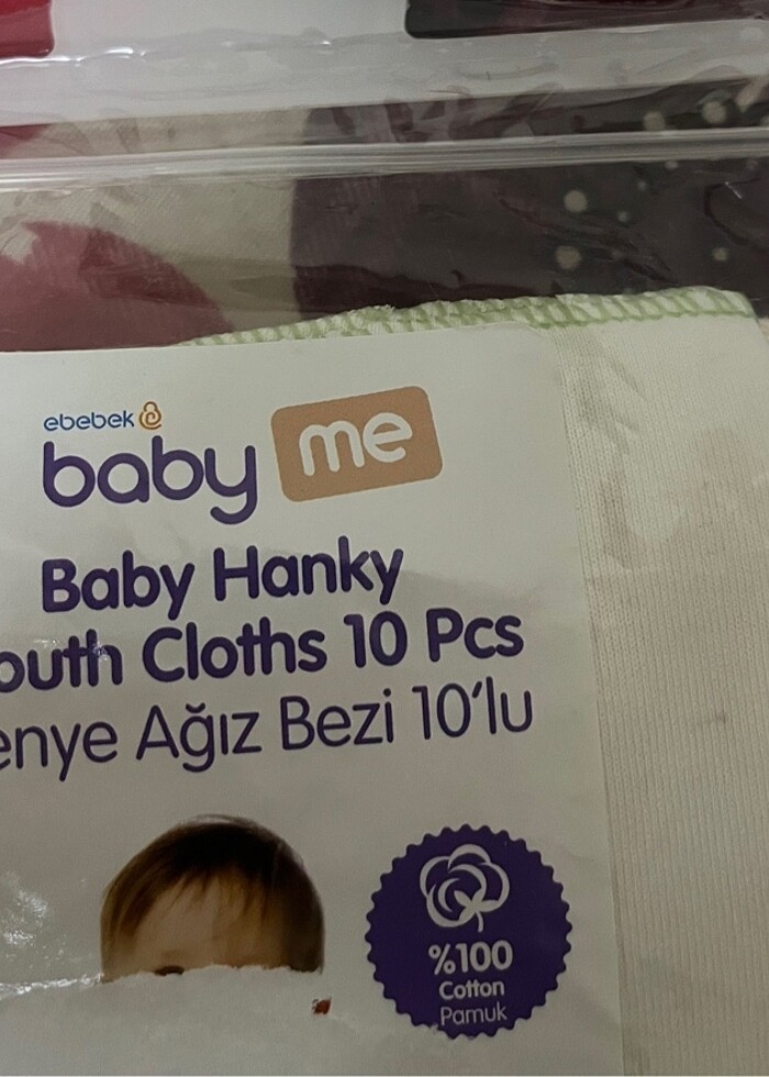 Baby me 10lu ağız mendili - Görsel 2