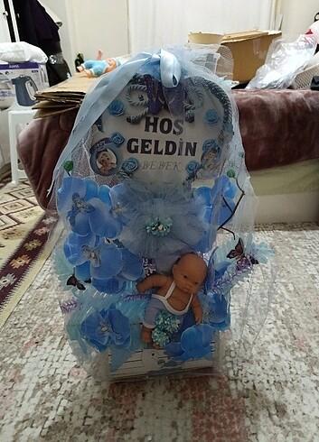 Doğum çiçeği hoşgeldin bebek