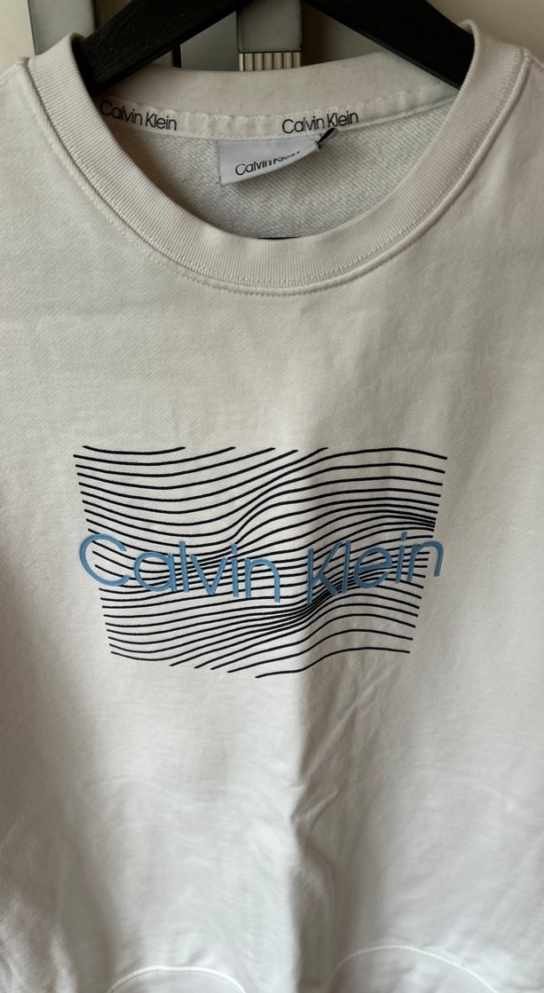 Calvin Klein Erkek Gri Baskılı Sweatshirt - Görsel 4