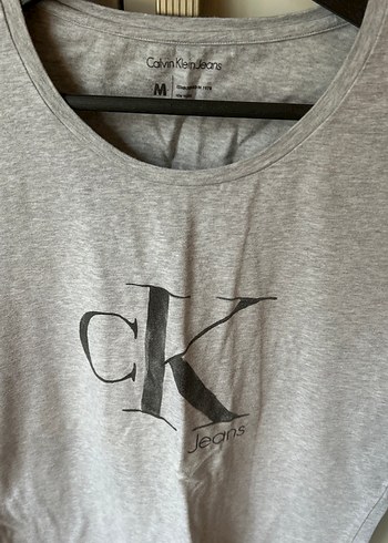 Gri Bisiklet Yaka Baskılı Erkek Tişört - Görsel 4