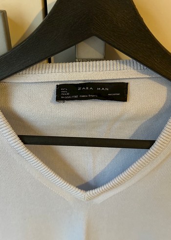 Turuncu ve beyaz merserize 2 adet erkek kazak - Görsel 6