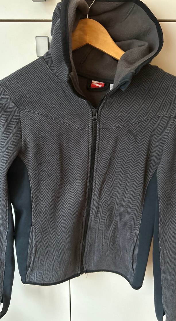 Gri Fermuarlı Kadın Spor Ceket - Görsel 4