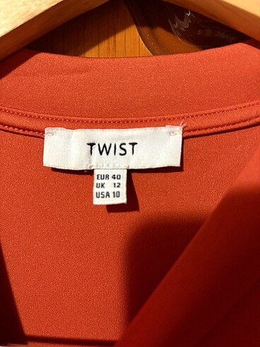 m Beden kırmızı Renk Twist elbise