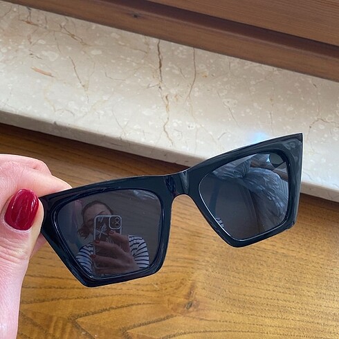 Siyah Kadın Cat Eye Güneş Gözlüğü