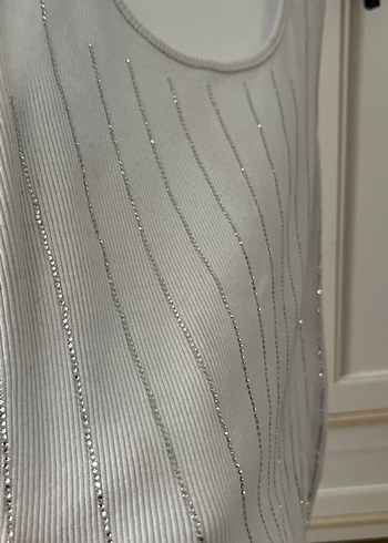 zara taşlı atlet - Görsel 3