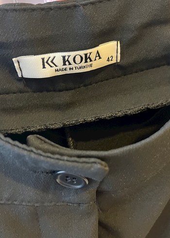 siyah kumaş pant - Görsel 3