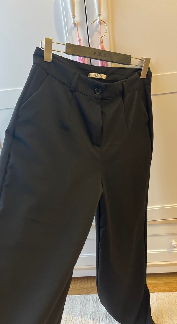 siyah kumaş pant - Görsel 4