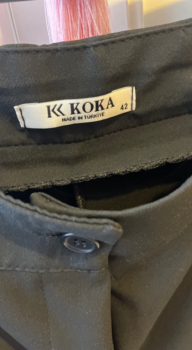 siyah kumaş pant - Görsel 3