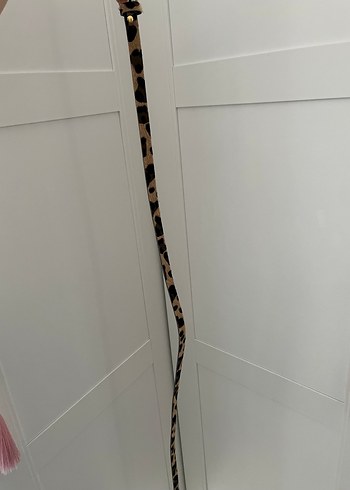 Deri Leopar Desenli Kadın Kemer - Görsel 3